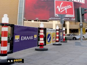 עמודי סימון ניידים גובה 120