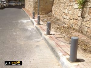 עמודי חסימה 6 צול עם שרשרת