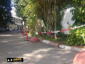 עמודי סימון ניידים גובה 100 עם שרשרת
