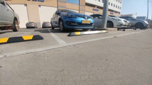 התקנת מעצור חניה